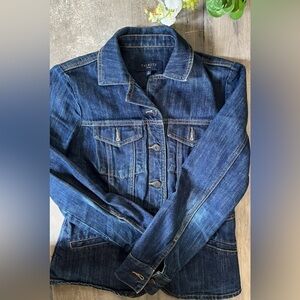 TALBOTS Long Sleeve Button Down Jean Jacket 6P